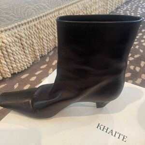 Khaite Women's Black Ankle Boots